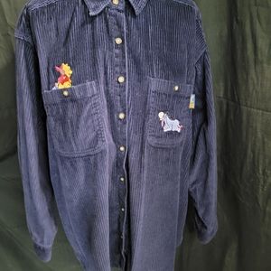 Disney Pooh corduroy shirt/jacket